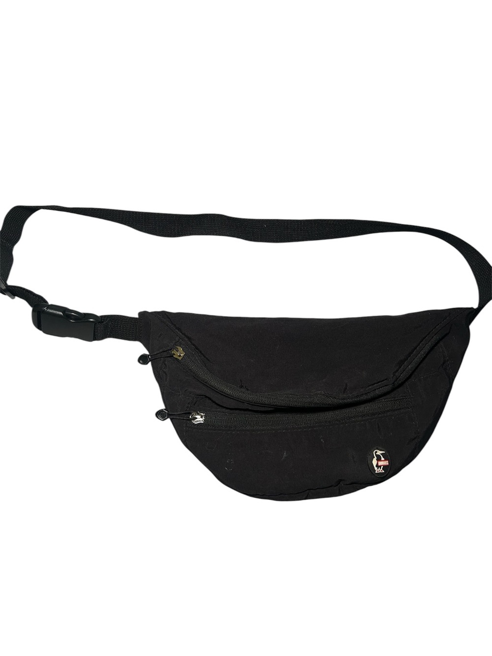 Chums Black Waist Pack Fanny Pack Trailway Hiking Outdoor Camp Active Waist bag